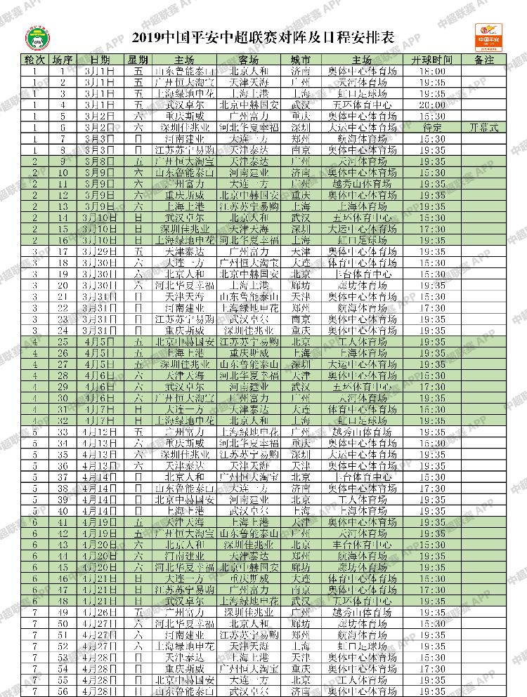 2022中超联赛原则上不在除夕夜进行所有比赛将在卡塔尔世界杯前完成